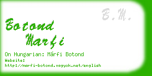 botond marfi business card